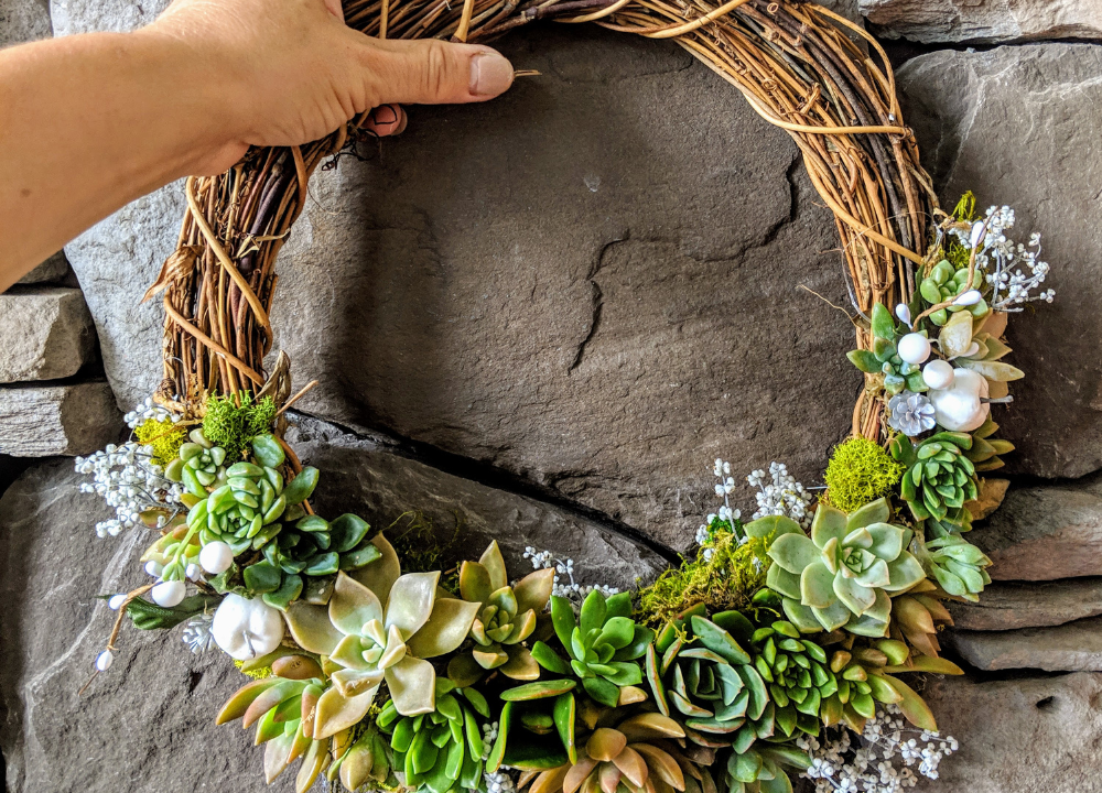 Succulent wreath Byron Bay 